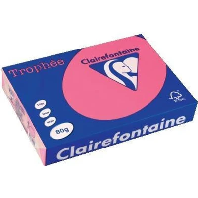 Afbeelding van Clairefontaine Trophée Intens, gekleurd papier, A4, 80 g, 500 vel, fuchsia papier