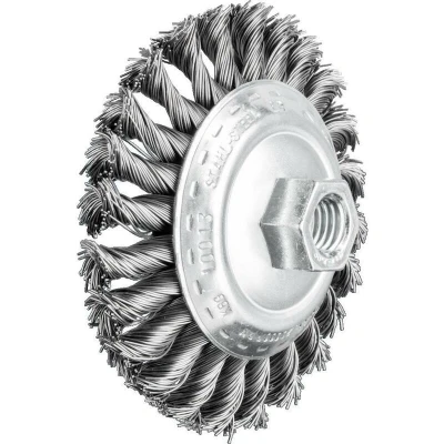 Afbeelding van PFERD 43313001 Schijfborstel getordeerd KBG Ø 100 x 13 mm M14 staaldraad 0,50 voor haakse slijpers 1 stuk(s)