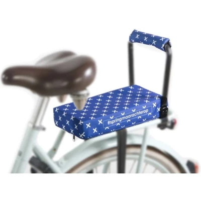 Afbeelding van Newlooxs Nietverkeerd bagagedrager zitje 32x15x5cm mystery x blauw