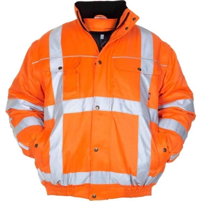 Afbeelding van Hydrowear Hi Vis All Season Jack Leiden RWS Oranje Maat XL