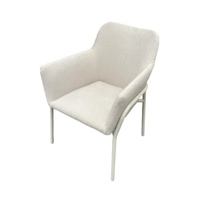 Afbeelding van Take dining chair aluminium salix/wheat Yoi
