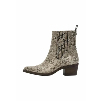 Afbeelding van Tamaris Chelsea Korte laarzen, Dames, Maat: 36, Beige snake Schoenen