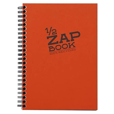 Image de Bloc 1/2 Clairefontaine Zap Book A5, 160 pages unies