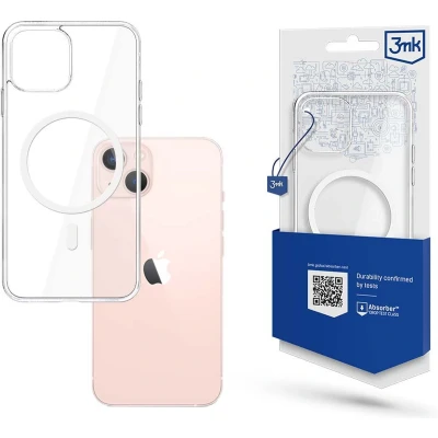 Afbeelding van 3mk iPhone 14 Mag Safe Officieel Telefoonhoesje Transparant Top + Kwaliteit Valbescherming