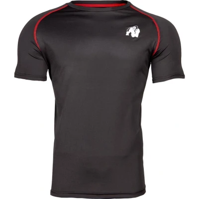 Afbeelding van Gorilla Wear Performance Tshirt print Black / red, Heren, Maat: Medium, red