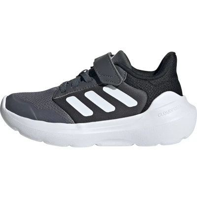 Afbeelding van adidas Performance Tensaur RUN 3.0 EL C Hardloopschoenen neutraal grey four cloud white core black voor kinderen, Maat: 28.5 Textiel/ synthetisch