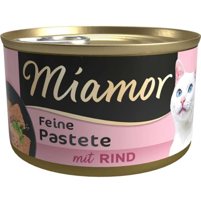 Afbeelding van 12x85g Rund Pastei Miamor Kattenvoer