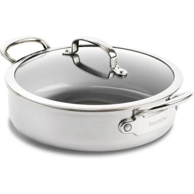 Afbeelding van Greenpan Première Stoofpan Met Keramische Antikleeflaag Deksel 26cm