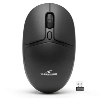 Image de Souris Sans Fil Bluestork Office 25 Pc/Mac Noir Connexion 2.4 Ghz Autonomie Longue Durée