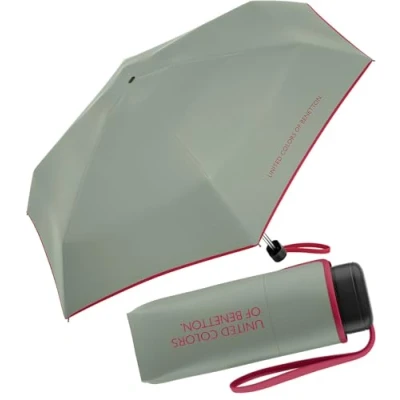 Afbeelding van Benetton Zakparaplu Ultra Mini Flat Solid, ijsberg groen
