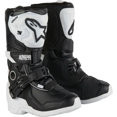 Afbeelding van Alpinestars Tech 3S Jeugd Crosslaarzen Wit / Zwart maat 5 = 38