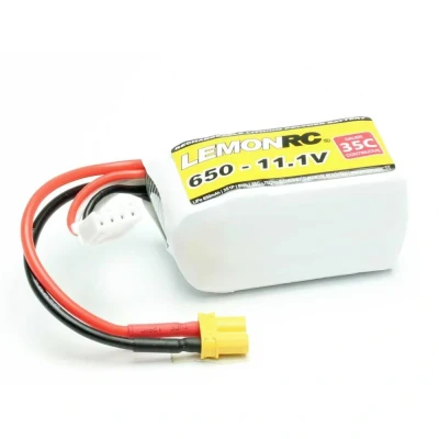 Afbeelding van LemonRC LiPo accupack 11.1 V 650 mAh Aantal cellen: 3 35 C Softcase XT30