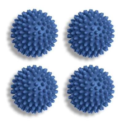 Afbeelding van Whitmor Set van 4 droogballen, milieuvriendelijk alternatief voor wasverzachter, blauw