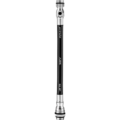 Afbeelding van Lezyne ABS Flex Hose (Franse /Autoventielen) Voor handpompen HP (hogedruk), HV (hoog volume), Alloy, Pressure en Tech Drive Zwart/Zilver