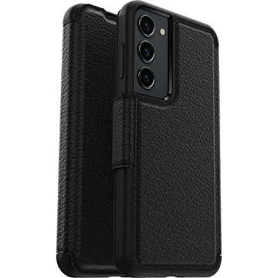Afbeelding van Otterbox Strada Samsung Galaxy S23 Plus Book Case Leer Zwart