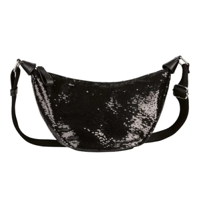 Afbeelding van TOM Tailor Denim Liriel Schoudertas, Dames, Maat: One Size, Metallic black