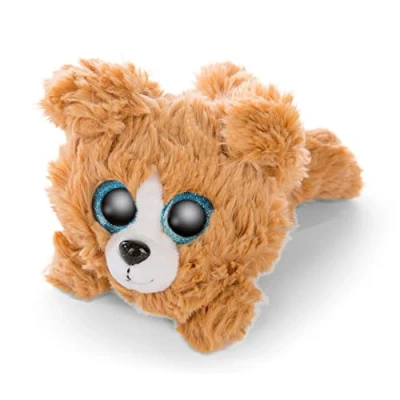 Afbeelding van Nici Glubschis Pluchen Knuffel Liggende Hond Lollidog, 15cm