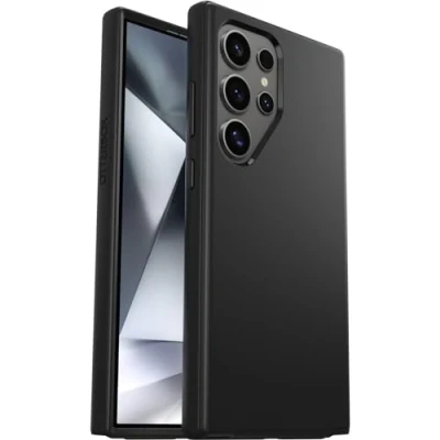 Image de OtterBox Symmetry Series Coque de protection pour téléphone portable polycarbonate, caoutchouc synthétique noir Samsung Galaxy S24 Ultra