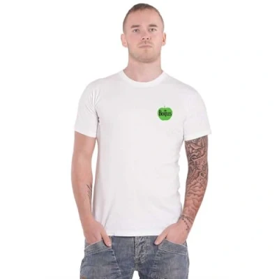 Afbeelding van The Beatles Abbey Road &amp; Logo Heren T shirt S Wit