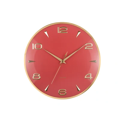 Afbeelding van Karlsson Wandklok Sienna Glow Rode oker Ø40,6cm