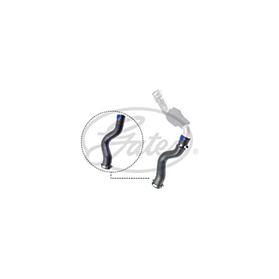Afbeelding van GATES 09 0535 Laadluchtslang Silicoon OPEL: Vivaro A Van, Combi, RENAULT: TRAFIC 2 Kasten, Bus