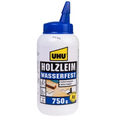 Afbeelding van UHU Houtlijm, waterdicht, 750 g flesje met doseerpunt