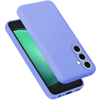 Afbeelding van Cadorabo Hoesje geschikt voor Samsung Galaxy S24 FE in LIQUID LICHT PAARS Beschermhoes gemaakt van flexibel TPU silicone Case Cover