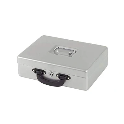 Afbeelding van Geldkist MAUL GK 6, Euro muntinzet, 300 x 245 93 mm, Zilver