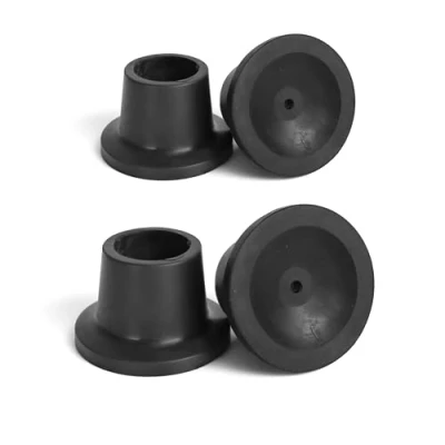 Afbeelding van PEPE Smalle douchestoel (28 mm, x 4 stuks), poten voor vervangende douchestoelen, douchestoelkussen, voetbescherming douchestoel, zwart
