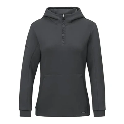 Afbeelding van JAKO Sweater met kap Pro Casual wit 34 asgrijs / 36