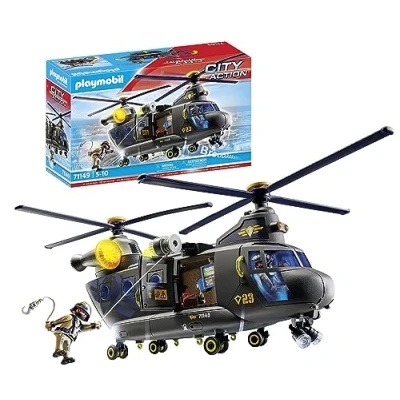 Image de Playmobil City Action 71149 Hélicoptère des forces spéciales