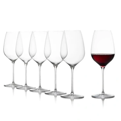Afbeelding van Stölzle Lausitz Set van 6 Fino rode wijnglazen/moderne wijnglazen hoge kwaliteit/elegante en lichte wijnglazen/Stölzle