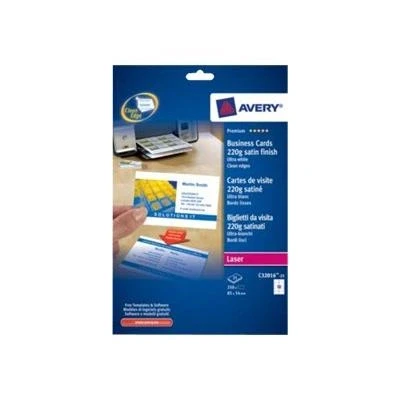 Image de Avery Quick&amp;Clean cartes de visite 25 unités