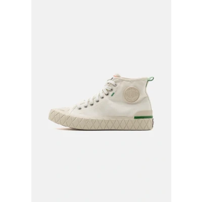 Afbeelding van Palladium ACE Chukka Unisex Sneakers hoog, Maat: 44, Cream white Katoen