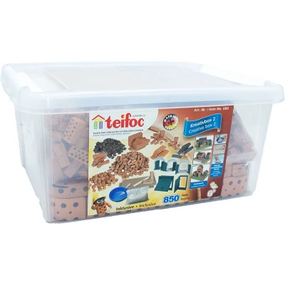 Afbeelding van Teifoc Bouwdoos Creatieve Box II Hobbypakket Cement is Wateroplosbaar