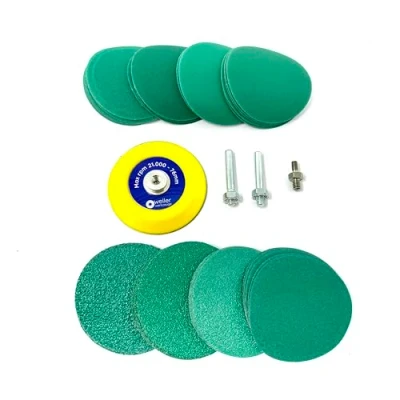 Afbeelding van Set van 44 schuurschijven 76 mm voor mini haakse slijper, geschikt Bosch GWS 12 persluchtschuurmachines