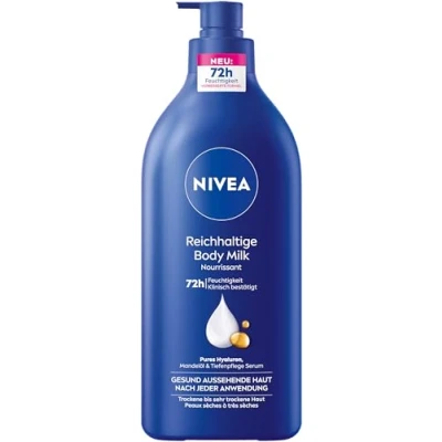 Afbeelding van NIVEA, Lichaamslotion, Rijke Lichaamsmelk (Lichaamslotion, 625 ml)