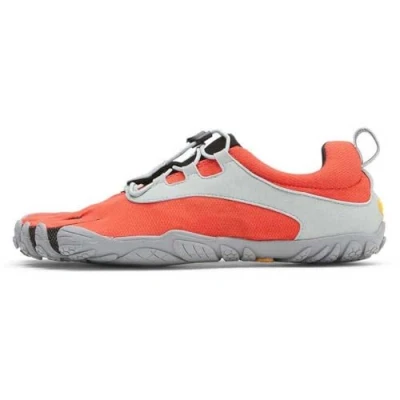 Afbeelding van Vibram V run Retro_rood/zwart/grijs herensneakers, Rood Zwart Grijs
