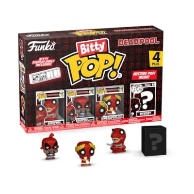 Image de Figurine Funko Bitty Pop Deadpool Dinopool 4PK