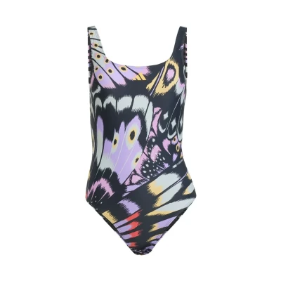Afbeelding van adidas Sportswear x FARM Graphic U back Badpak Dames Paars 32