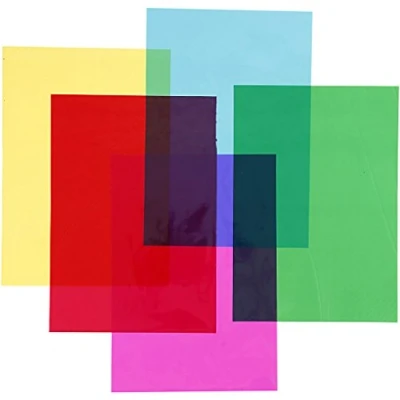 Image de Creotime cellophane multicolore 21 x 29,7 cm 100 pièces transparent