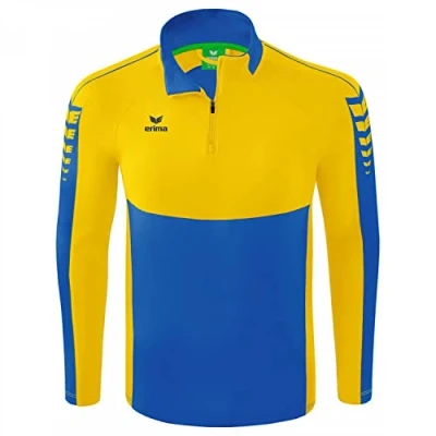 Afbeelding van Six Wings trainingstop new royal/geel / XXXL