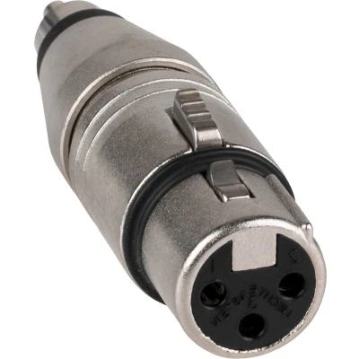 Afbeelding van XLR (v) naar tulp (m) adapter Neutrik (Mono, 3 pin)