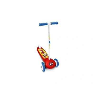 Afbeelding van Marvel Spidey 3 wiel Kinderstep Voetrem Junior Rood/blauw