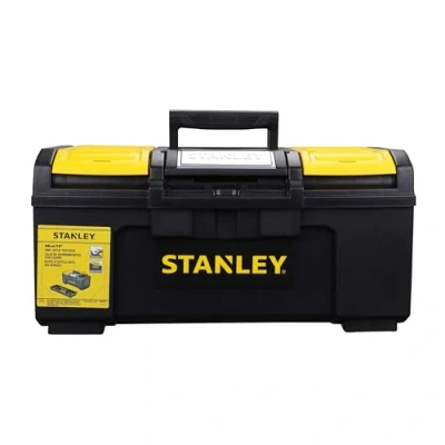 Afbeelding van Stanley 1 79 217 Gereedschapskist, 48 cm, Touchlatch systeem met één hand, robuuste structuur grote capaciteit, brede antislip handgreep