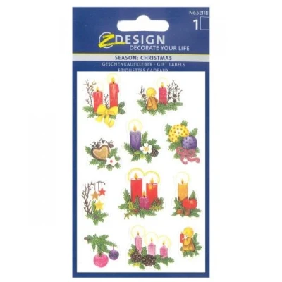 Image de Stickers Différentes Bougies pour Décoration
