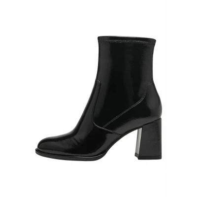 Afbeelding van Tamaris Korte laarzen, Dames, Maat: 36, Black patent Kunststof