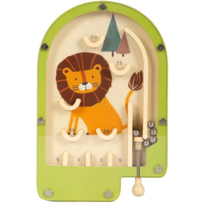 Afbeelding van Small Foot Houten Mini Flipperspel Leeuw