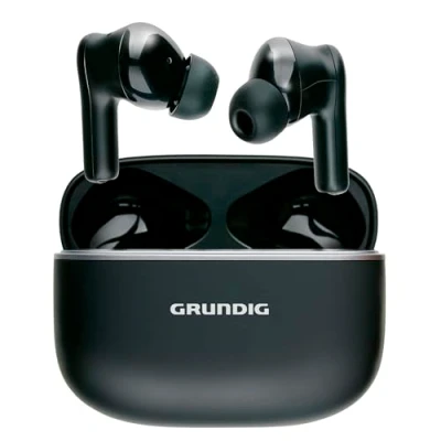 Afbeelding van Grundig Draadloze Oordopjes Bluetooth Active Noise Cancelling ANC+ENC Oortjes Draadloos met LED Display Earbuds Incl. Oplaadcase USB C 5.3 Zwart