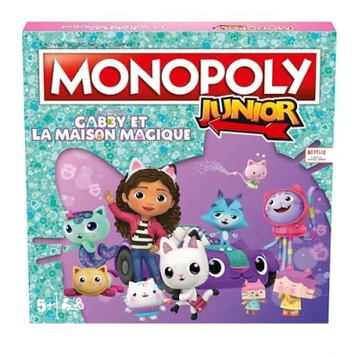 Image de Jeu classique Winning Moves Monopoly Junior Gabby et la Maison Magique